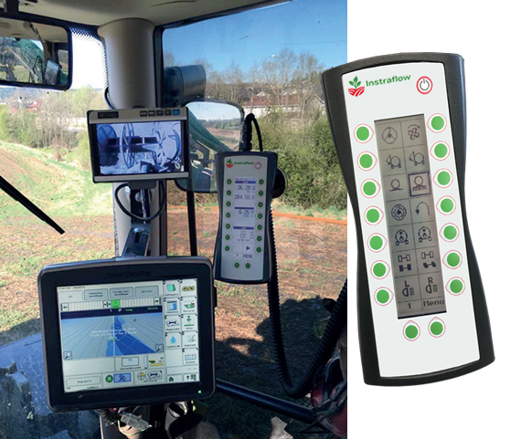 DD slurry monitor in cab by instraflow
